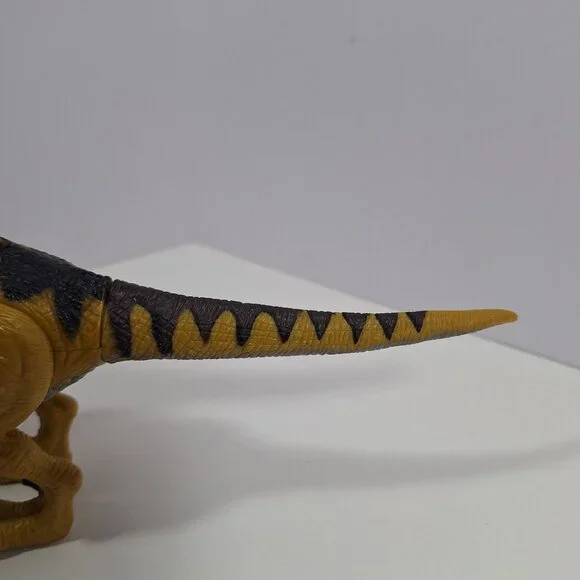 Chap Mei Dinosaur T Rex Figure 7.5" Moveable Joints Tan & Black - Picture 9 of 12